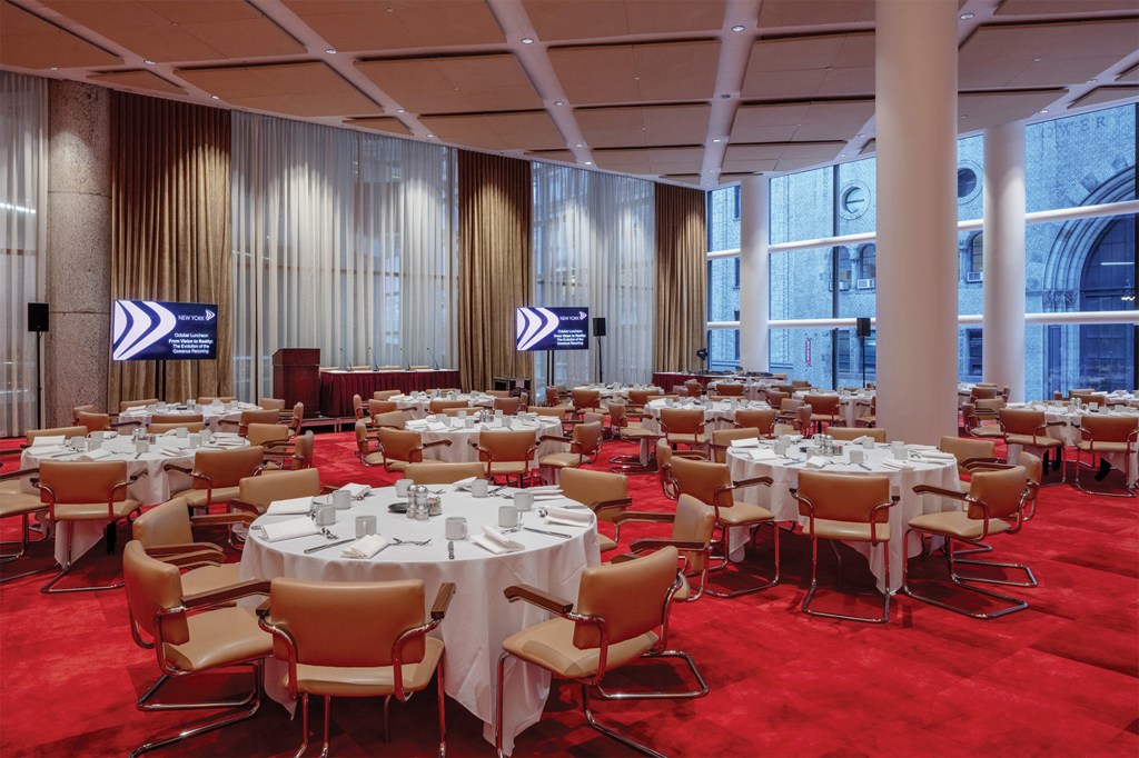 The remodeled Club 101 now boasts plush red carpets, new lighting and wall treatments.